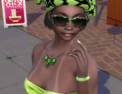 sims 4 high detail download girl Destiny Brown by Bonita100 Face View
