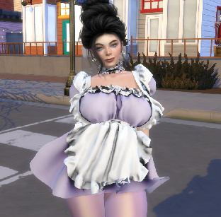 the sims 4 custom sim download girl Maria Malla by Bonita100 Body View