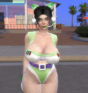 sims game cc download girl Maria Malla by Bonita100 Body View