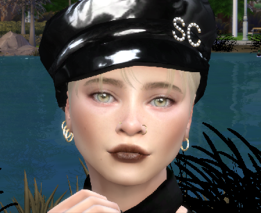 sims4 realistic style download blonde female Katrine Jensen by Bonita100 Face View