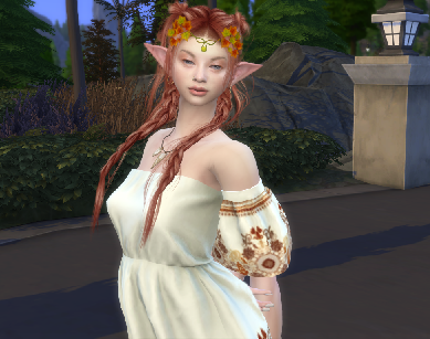 sims4 cc download occult female Liriel Aldmeri by Bonita100 Body View