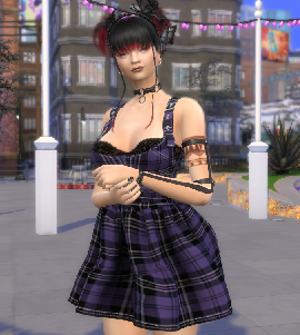 sims4 premium cc download girl Chelsea Liang by Bonita100 Body View