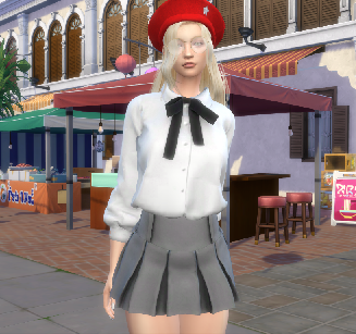 sims 4 alpha cc style download blonde female Birna Gunnarsson by Bonita100 Body View
