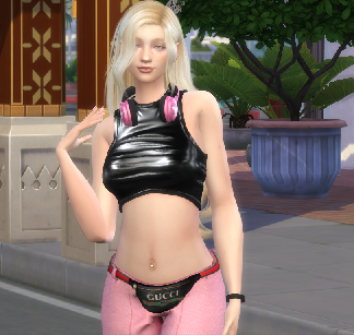 the sims 4 premium cc download blonde female Birna Gunnarsson by Bonita100 Body View
