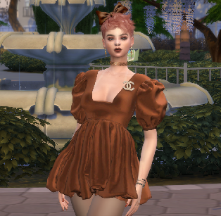the sims 4 custom sim download redhead female Lara Vicenzo by Bonita100 Body View