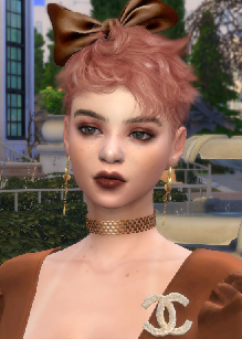 sims custom content download girl Lara Vicenzo by Bonita100 Face View
