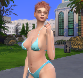 sims game cc download dyed-hair female Lara Vicenzo by Bonita100 Body View
