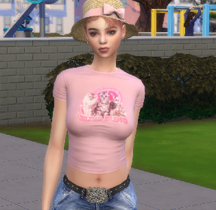 sims4 realistic style download girl Lara Vicenzo by Bonita100 Body View