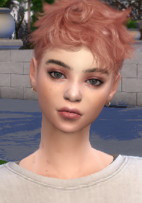 sims game premium cc download girl Lara Vicenzo by Bonita100 Face View