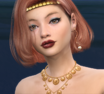 sims custom sim download dyed-hair female Xema Acevedo by Bonita100 Face View