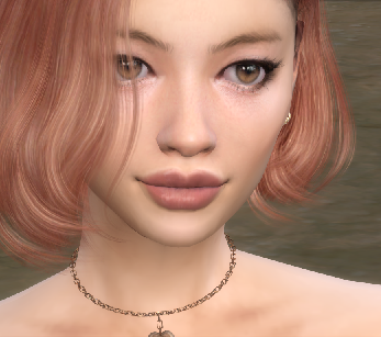 the sims 4 realistic style download redhead female Xema Acevedo by Bonita100 Face View