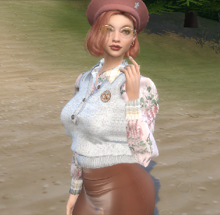 sims alpha cc style download girl Xema Acevedo by Bonita100 Body View