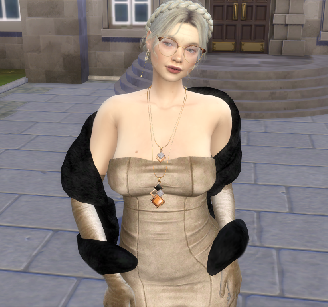 sims custom sim download woman Urzula Filipowicz by Bonita100 Body View