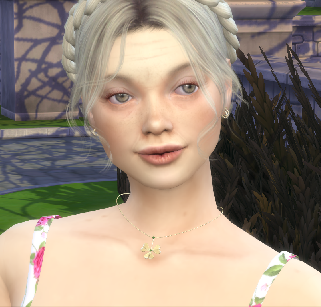sims4 alpha cc download gray-haired female Urzula Filipowicz by Bonita100 Face View
