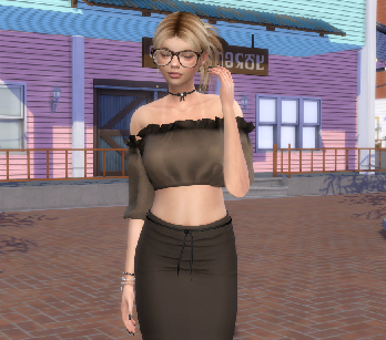 the sims 4 cc download girl Maureen Walsh by Bonita100 Body View