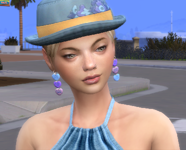 sims 4 alpha cc style download blonde female Maureen Walsh by Bonita100 Face View