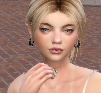 the sims 4 premium cc download blonde female Maureen Walsh by Bonita100 Face View