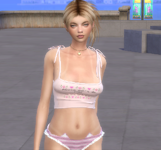 sims custom character download girl Maureen Walsh by Bonita100 Body View