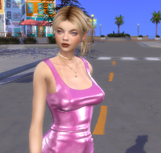 sims 4 custom content download girl Maureen Walsh by Bonita100 Body View