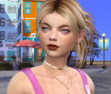 sims4 cc download blonde female Maureen Walsh by Bonita100 Face View