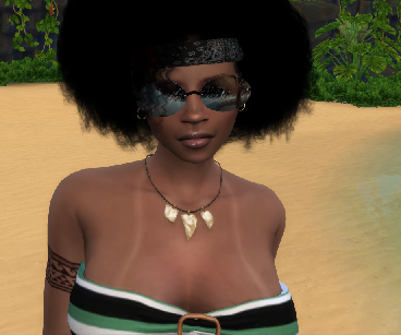 sims game premium cc download black girls female Marcela Lima by Bonita100 Face View