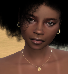 sims4 custom sim download black girls female Marcela Lima by Bonita100 Face View