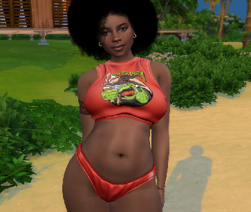 the sims 4 custom content download girl Marcela Lima by Bonita100 Body View