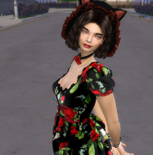 the sims 4 custom content download girl Ocean Beaufort by Bonita100 Body View
