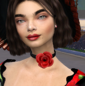 sims cc download brunette female Ocean Beaufort by Bonita100 Face View