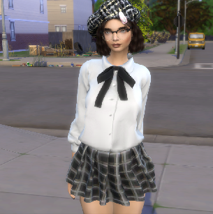 sims4 alpha cc style download girl Ocean Beaufort by Bonita100 Body View