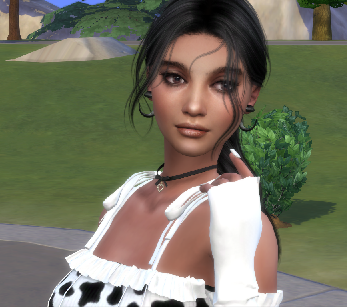 sims 4 alpha cc style download brunette female Riddhi Bakshi by Bonita100 Face View