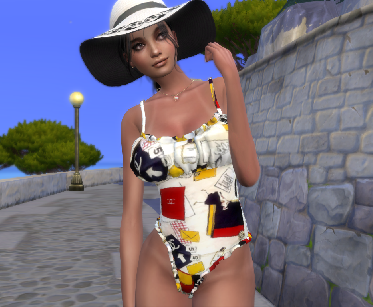 sims 4 custom content download girl Riddhi Bakshi by Bonita100 Body View