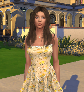 sims alpha cc style download girl Zoe Patel by Bonita100 Body View