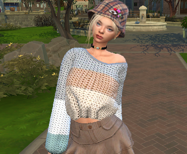 sims4 alpha cc download girl Heidi Hoffmann by Bonita100 Body View