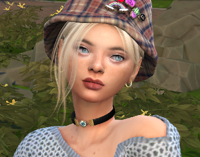 the sims 4 realistic style download blonde female Heidi Hoffmann by Bonita100 Face View
