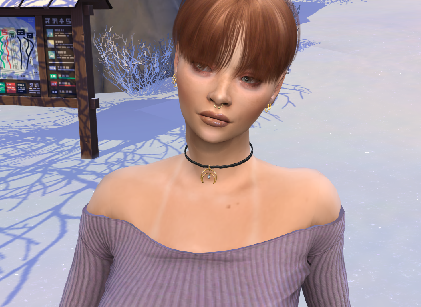 sims game custom sim download girl Maja Larsen by Bonita100 Face View