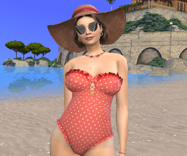 sims 4 custom content download woman Simona Rossi by Bonita100 Body View