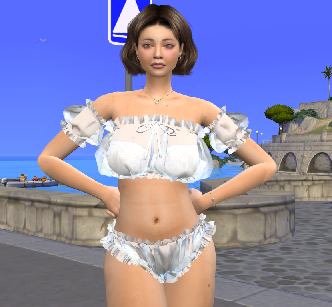 sims game alpha cc style download woman Simona Rossi by Bonita100 Body View