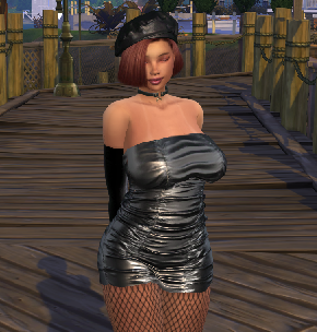 sims cc download brown hair female Maria Jose Martinez by Bonita100 Body View