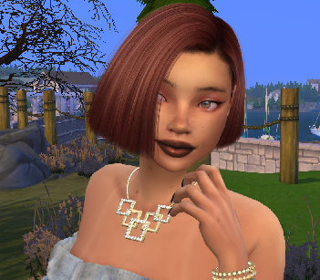 sims 4 custom sim download girl Maria Jose Martinez by Bonita100 Face View