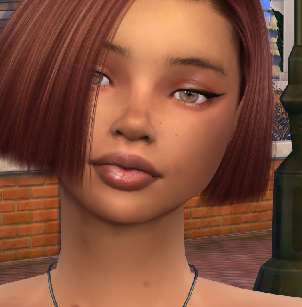 the sims 4 cc download brown hair female Maria Jose Martinez by Bonita100 Face View