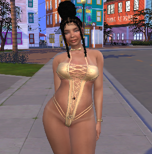 sims4 cc download black girls female Latonya Washington by Bonita100 Body View
