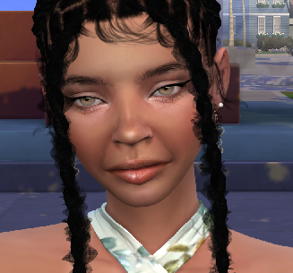 sims game alpha cc style download woman Latonya Washington by Bonita100 Face View