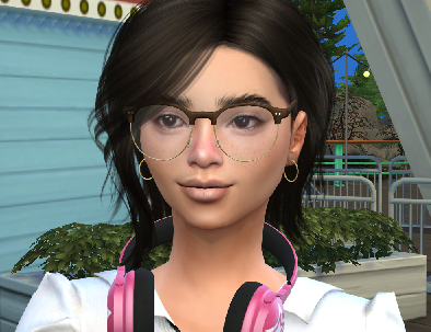sims game custom content download girl Ashley Vergara by Bonita100 Face View