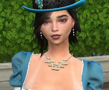 sims alpha cc style download girl Ashley Vergara by Bonita100 Face View