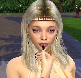 sims4 alpha cc style download girl Frida Rasmussen by Bonita100 Face View