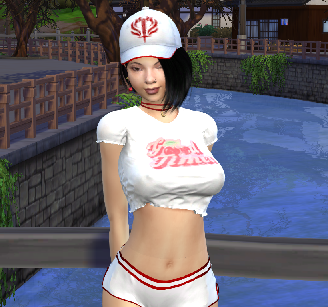 sims game alpha cc download girl So-hyun Kim by Bonita100 Body View