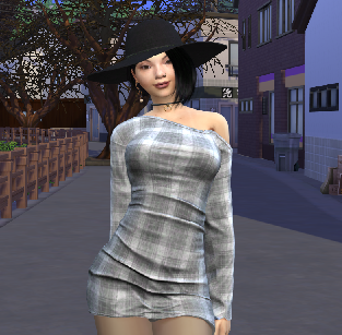 sims4 alpha cc style download girl So-hyun Kim by Bonita100 Body View