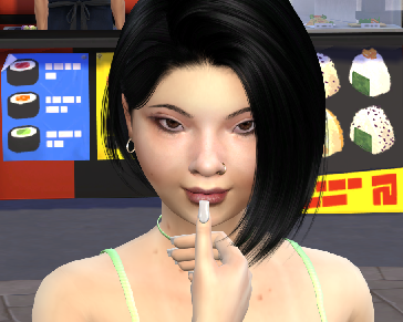 sims game custom character download asian girls female So-hyun Kim by Bonita100 Face View