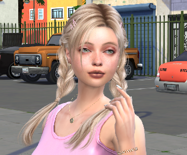 sims alpha cc style download girl Luciana Wozniak by Bonita100 Face View